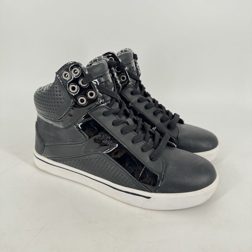 Pastry High Top Jazz Hip Hop Dance Sneakers Women’s 8.5 Black PA163100
